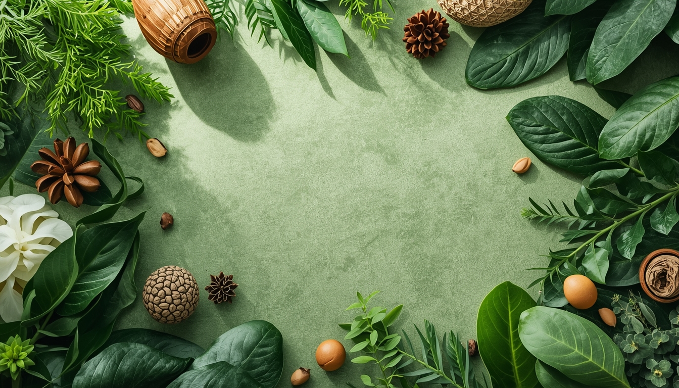 Holistic wellness approach with natural elements